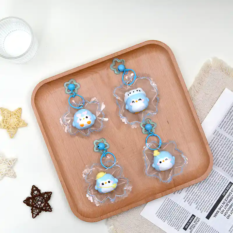 Squishy de pingüino azul hielo